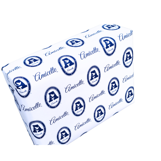 Amicette Premium Matte Gift Wrapping Paper, 1 roll