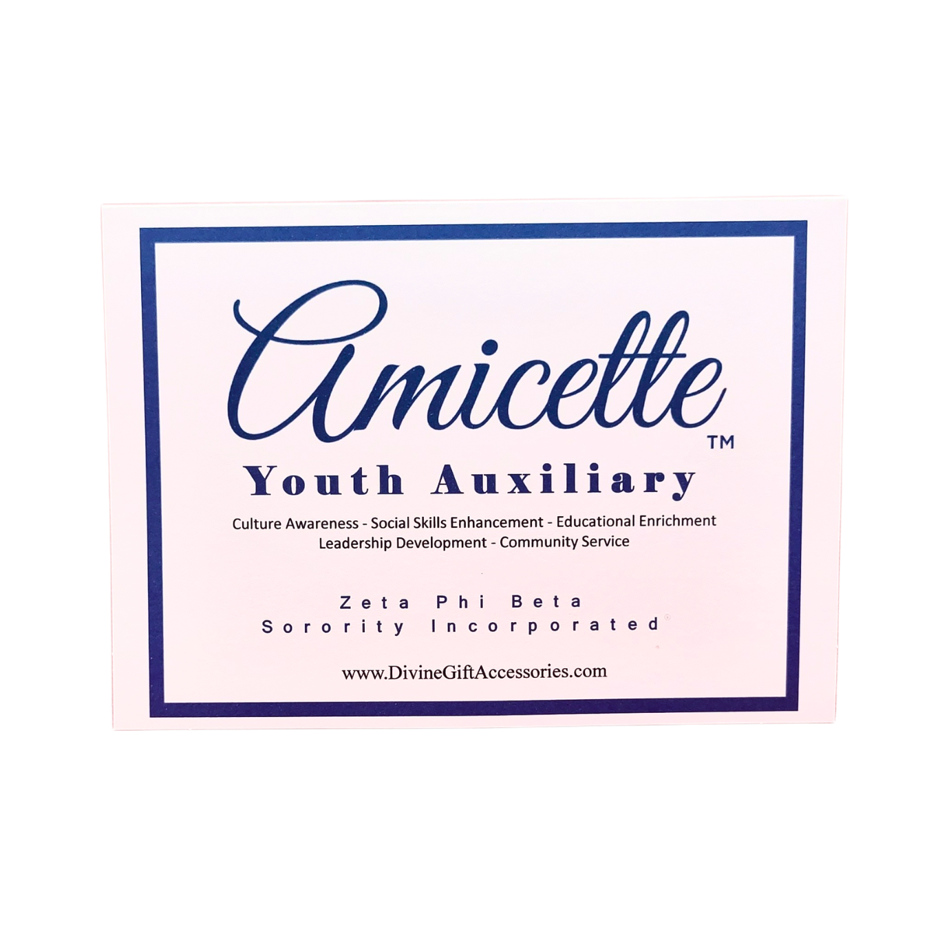 Amicette Note Cards with envelopes (10 count)