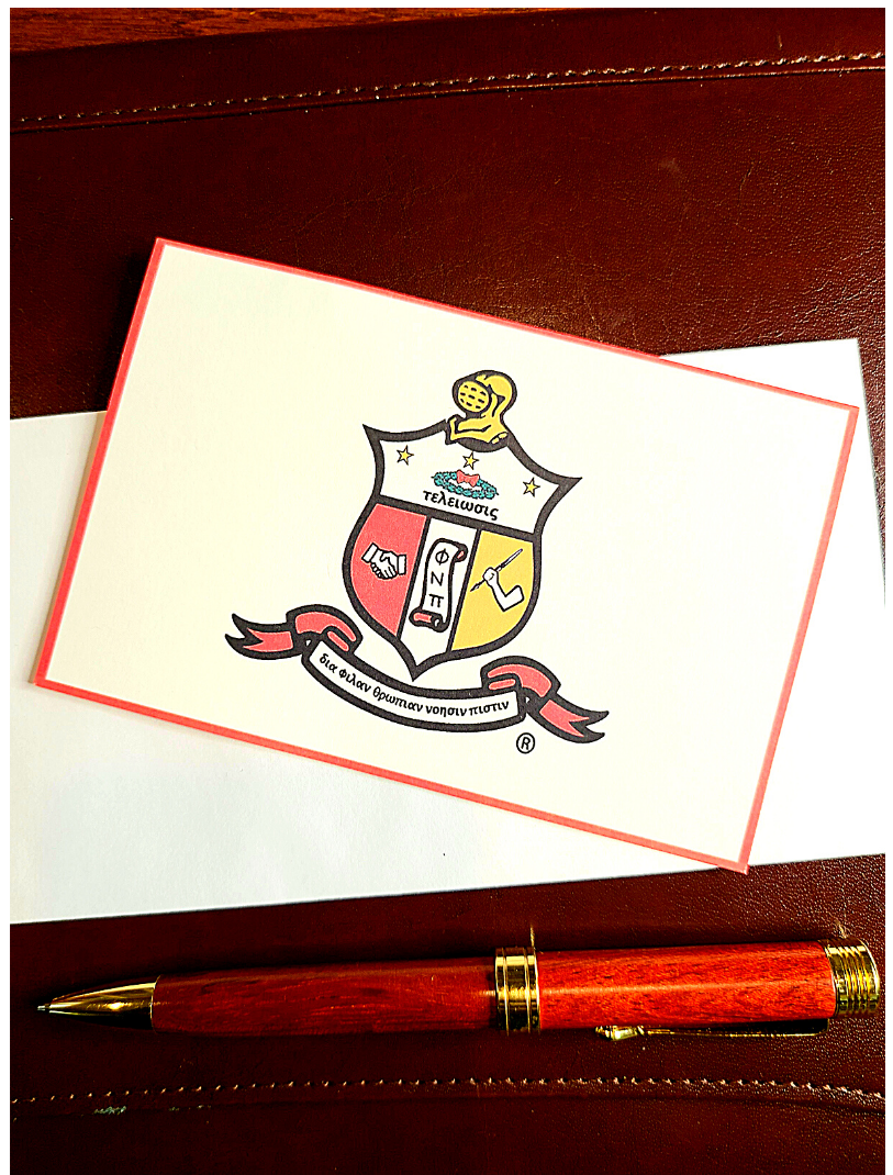 Kappa Alpha Psi Note Cards with envelopes (10 count)