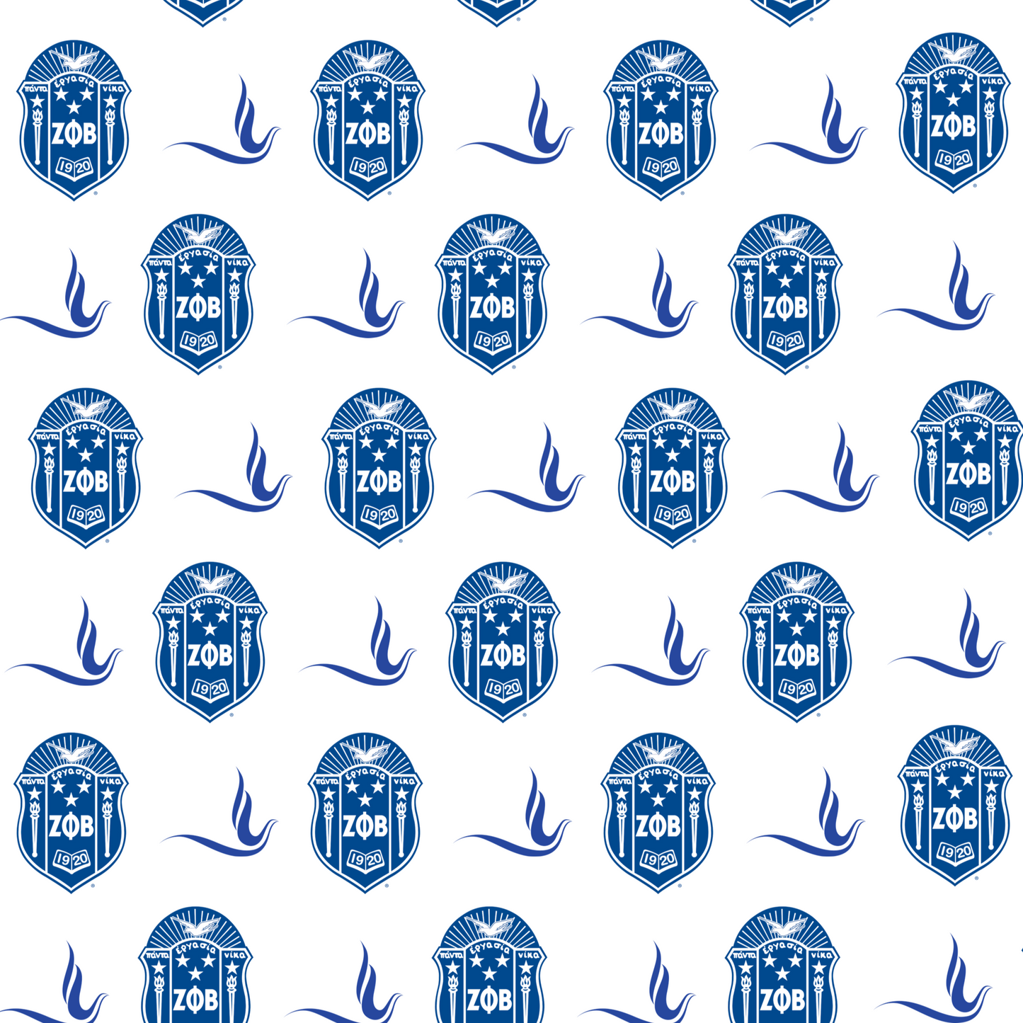 Zeta Phi Beta Premium Matte Gift Wrapping Paper, 1 roll