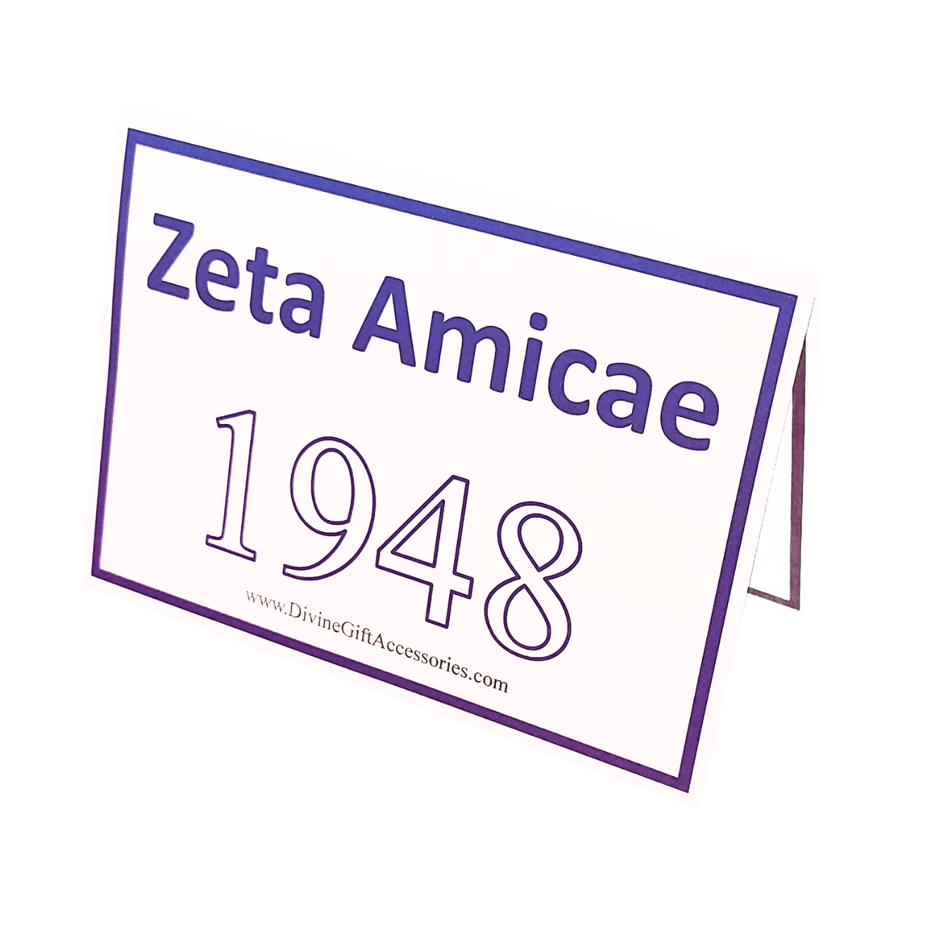 Zeta Amicae Note Cards with envelopes (10 count)