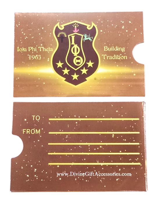 Iota Phi Theta Gift Card Holders (6 count)