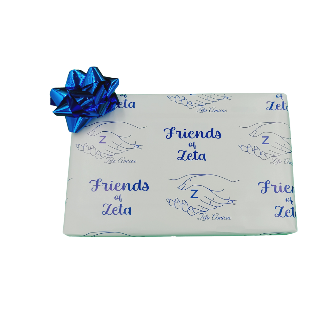Zeta Amicae Premium Matte Gift Wrapping Paper, 1 roll