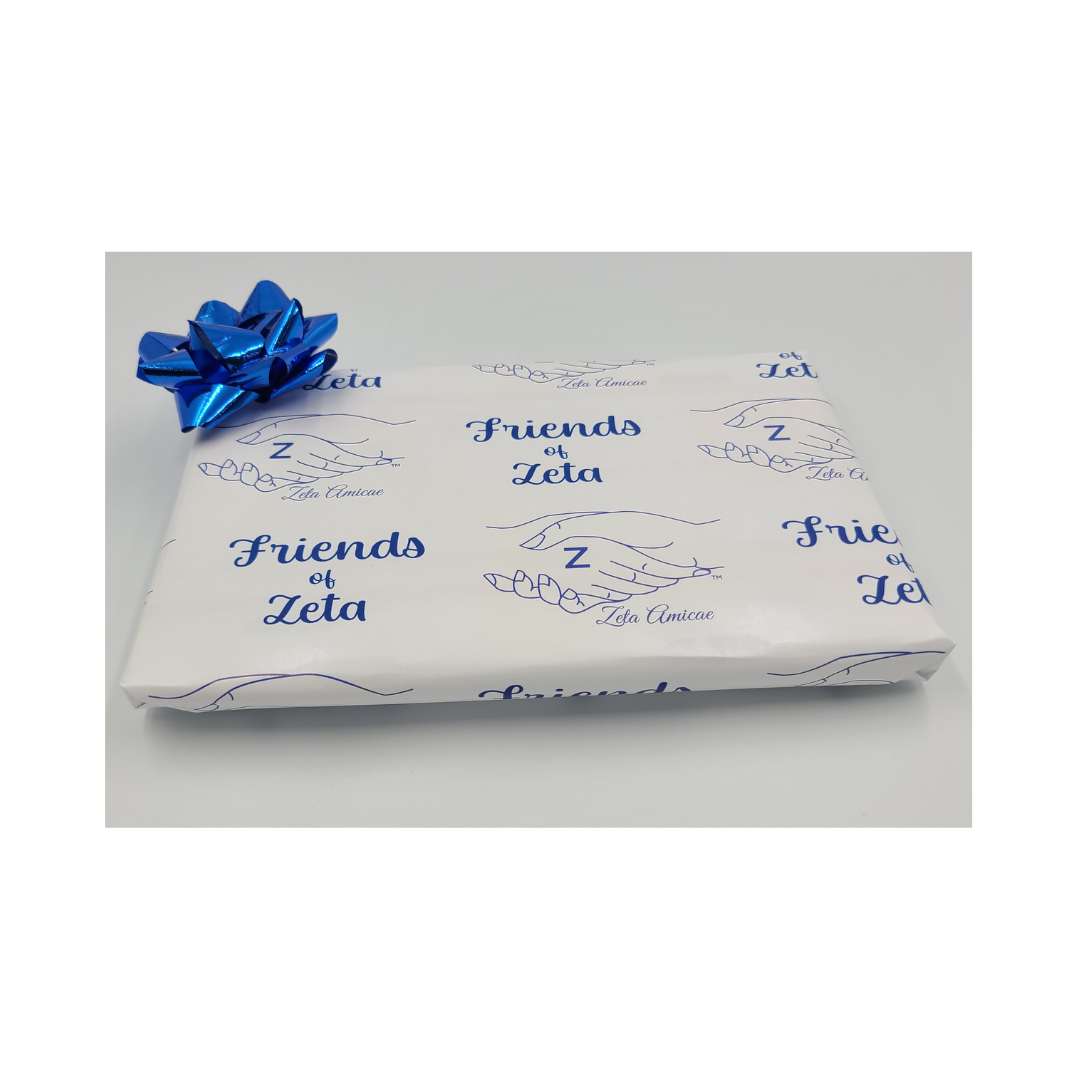Zeta Amicae Premium Matte Gift Wrapping Paper, 1 roll