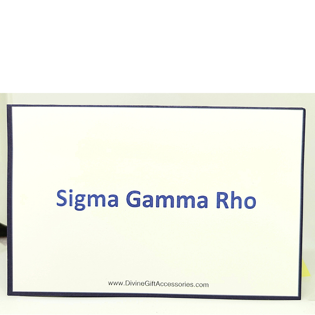 Sigma Gamma Rho Note Cards with envelopes (10 count)