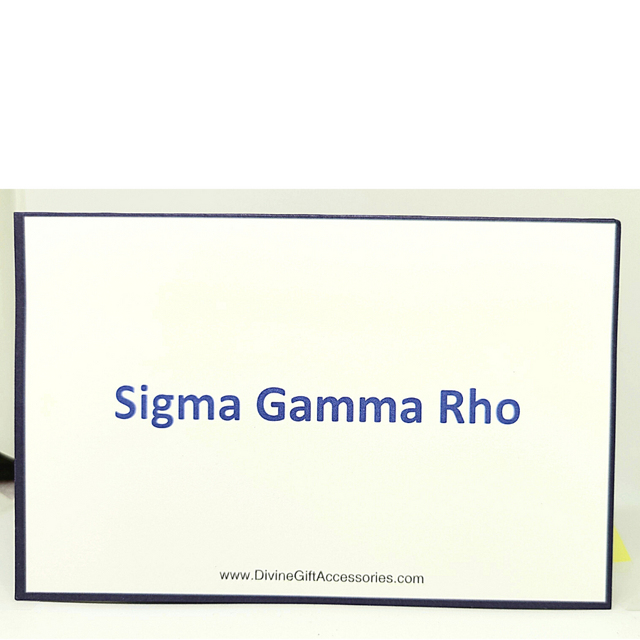 Sigma Gamma Rho Note Cards with envelopes (10 count)
