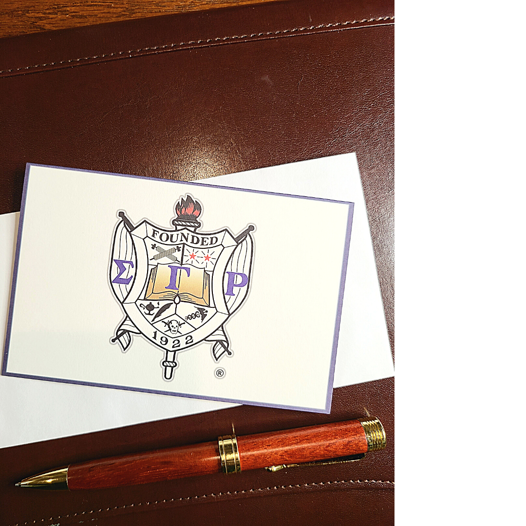Sigma Gamma Rho Note Cards with envelopes (10 count)