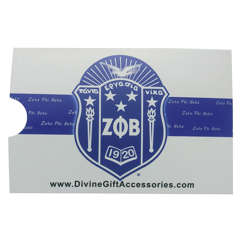 Zeta Phi Beta Gift Card Holders (6 count)