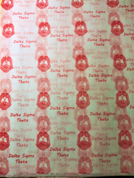 Delta Sigma Theta Gift Tissue Paper (10 XL sheets)