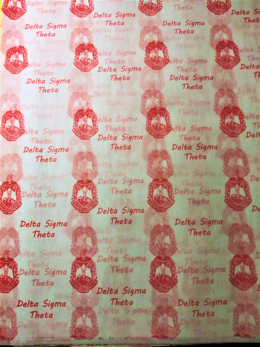 Delta Sigma Theta Gift Tissue Paper (10 XL sheets)