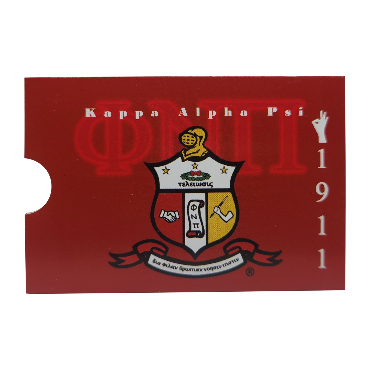 Kappa Alpha Psi Gift Card Holders with envelopes (6 count)