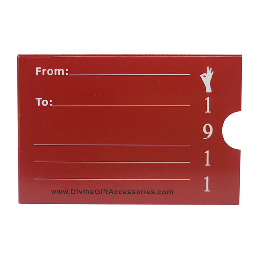 Kappa Alpha Psi Gift Card Holders with envelopes (6 count)