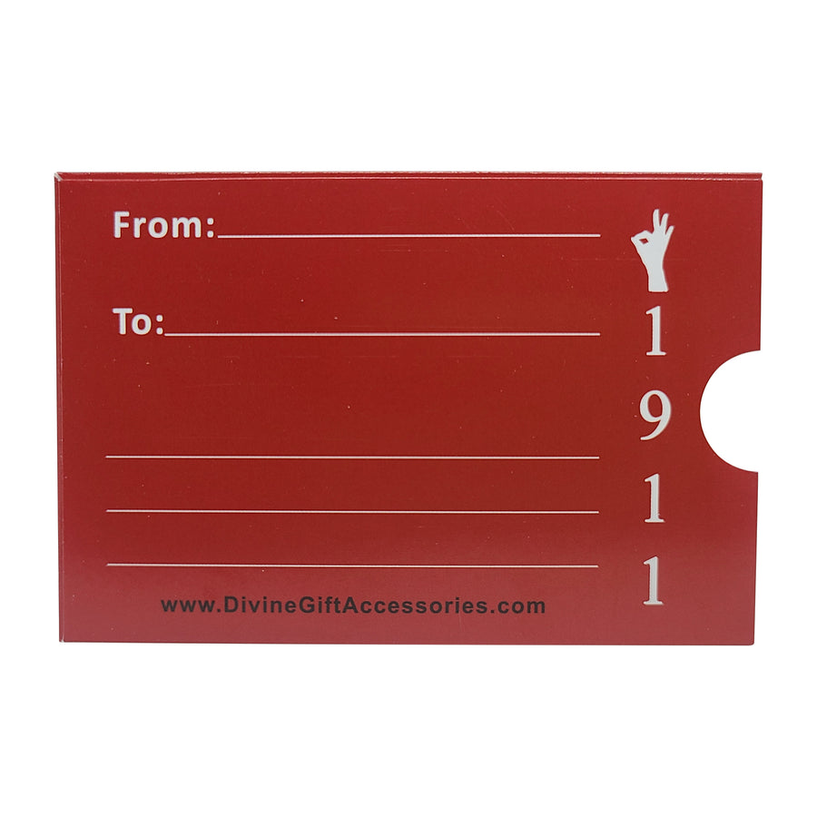 Kappa Alpha Psi Gift Card Holders with envelopes (6 count)
