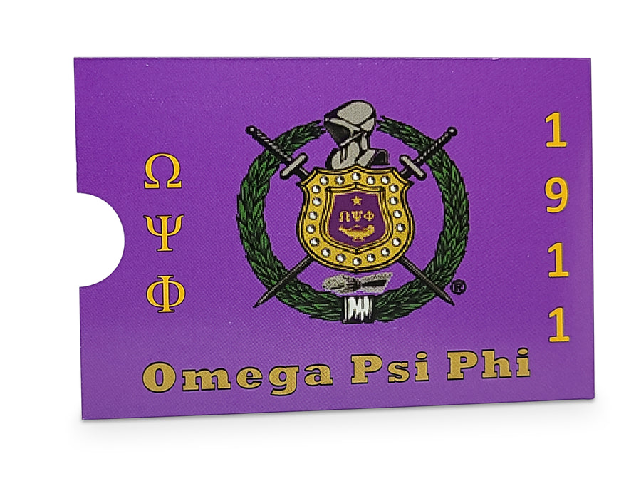 Omega Psi Phi Gift Card Holders (6 count)