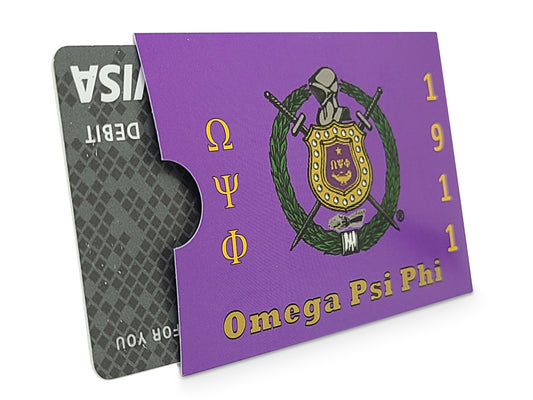 Omega Psi Phi Gift Card Holders (6 count)