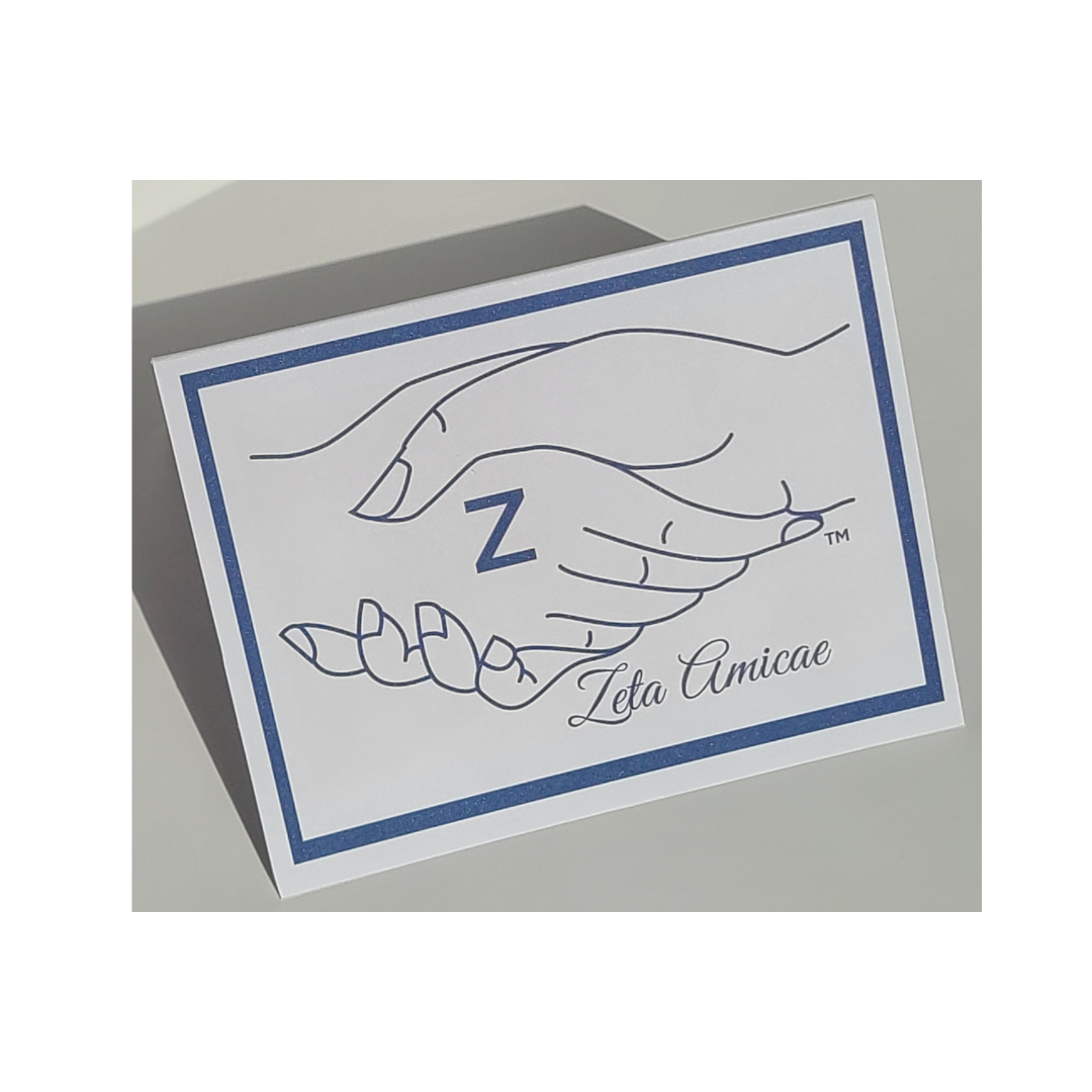 Zeta Amicae Note Cards with envelopes (10 count)
