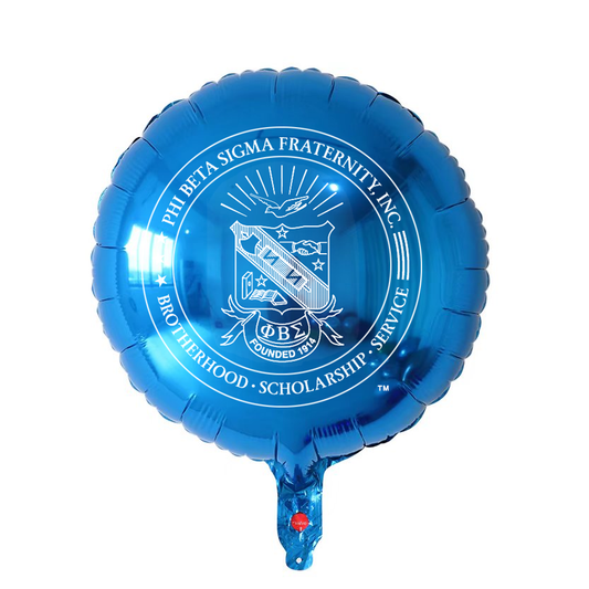 Ten (10) Phi Beta Sigma Mylar/Foil Balloons