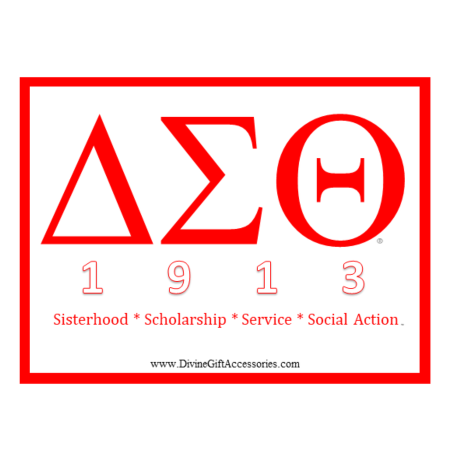 Delta Sigma Theta Note Cards with envelopes (10 count)