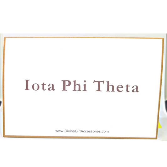 Iota Phi Theta Note Cards with envelopes (10 count)