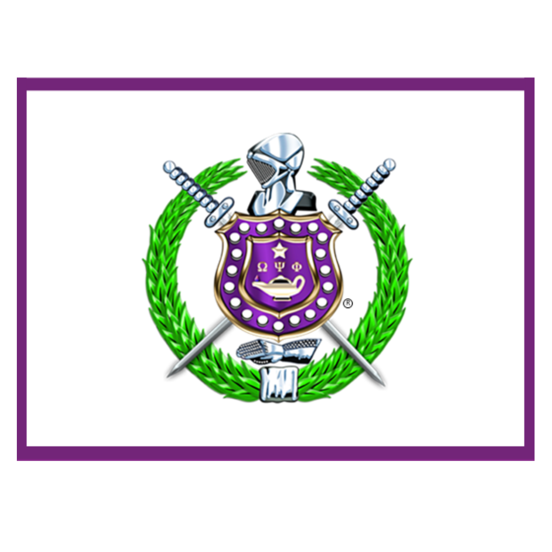 Omega Psi Phi Note Cards with envelopes (10 counts)