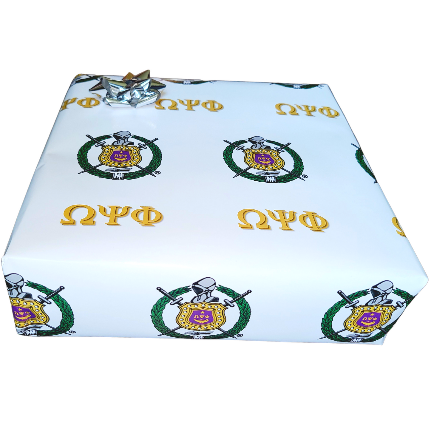Omega Psi Phi Premium Matte Gift Wrapping Paper, 1 roll