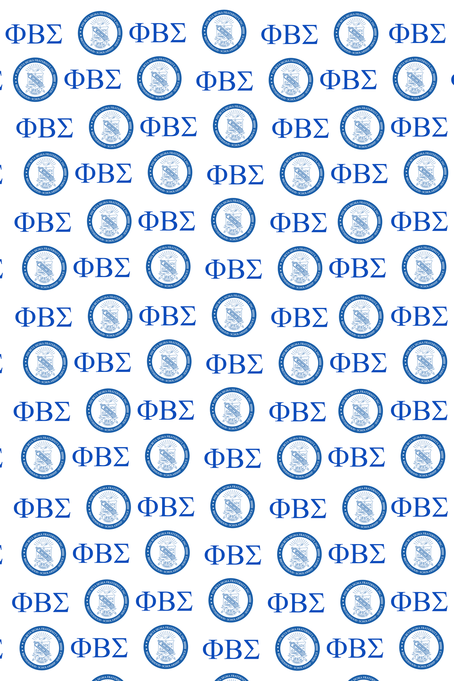 Phi Beta Sigma Premium Matte Gift Wrapping Paper, 1 roll
