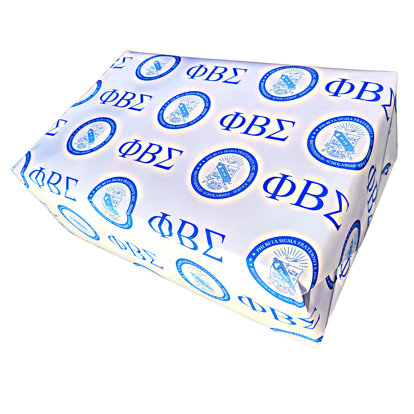 Phi Beta Sigma Premium Matte Gift Wrapping Paper, 1 roll