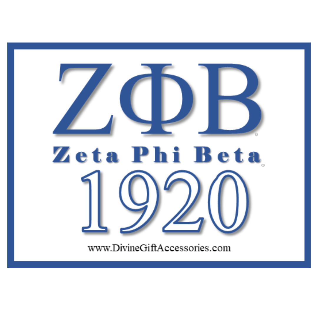 Zeta Phi Beta Note Cards with envelopes (10 count)